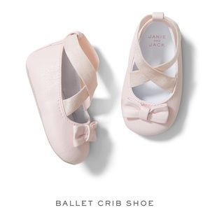 Janie and Jack Ballet Crib Shoe